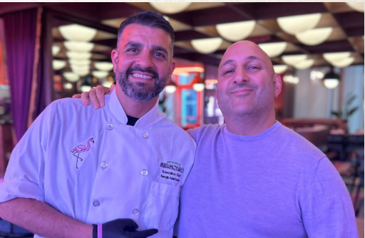 Le chef Pietro Lavoratore et Jacques Gaspo
